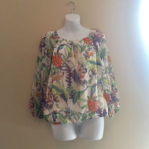 NWT floral blouse